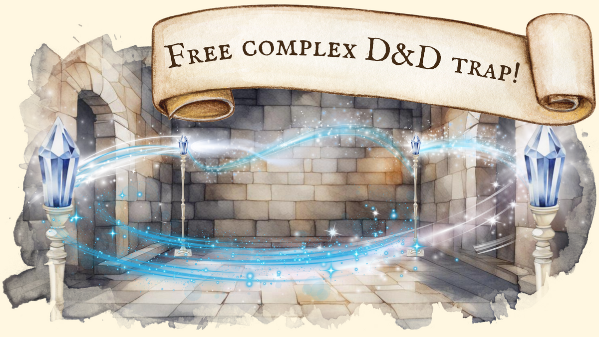 "Drag and Drop" DnD Complex Trap The Arcane Conflux Modular Realms