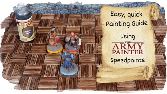 Painting Guide: Wooden terrain in one coat with The Army Painter Speed Paints!