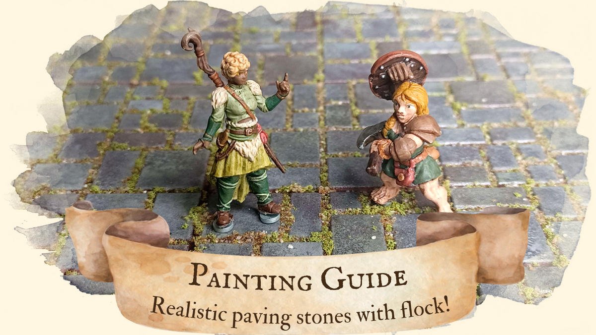 Painting Guide How to make realistic mossy dungeon tiles Modular Realms