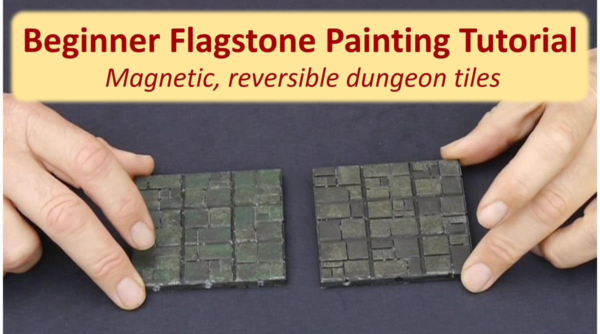 Beginner tutorial on how to paint Flagstones Modular Realms