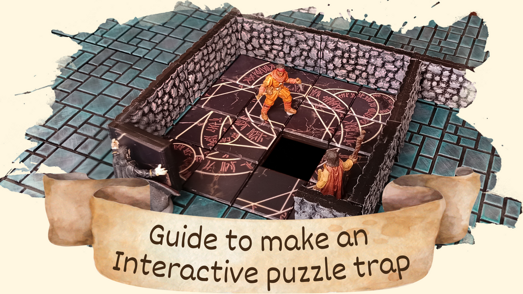 How to make an interactive puzzle trap for your players