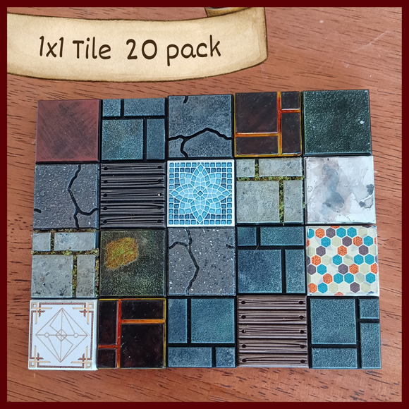 20 1x1 tiles