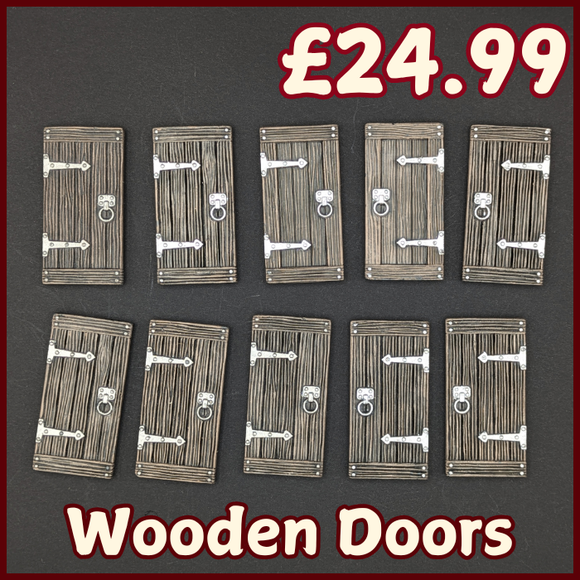 Wooden Doors - 10 pack