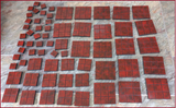 Flash Sale! Painted red marble / cracked stone Variety Pack