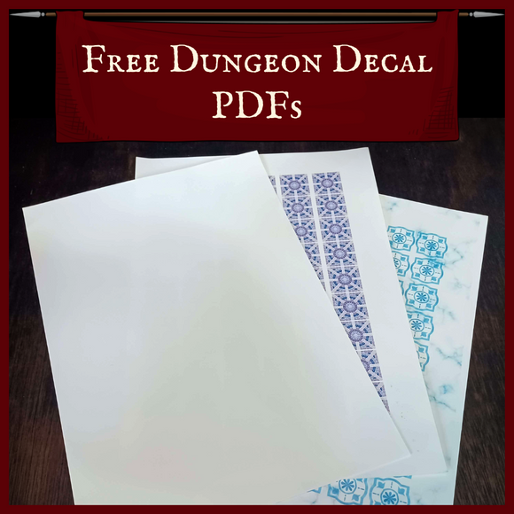 Free Dungeon Decal PDFs