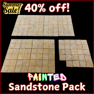 Flash Sale! Painted Sandstone / Dungeon Stone set