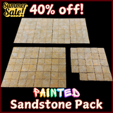 Flash Sale! Painted Sandstone / Dungeon Stone set