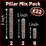 Mixed Pillar Pack - (12)