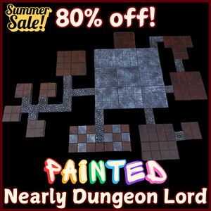 Flash Sale! Painted floor pack (nearly Dungeon Lord) ex display