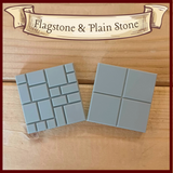 Plain-Stone and FlagStone surface designs for Modular Realms magnetic dnd terrain, double-sided dungeon tiles. Buy DnD terrain here